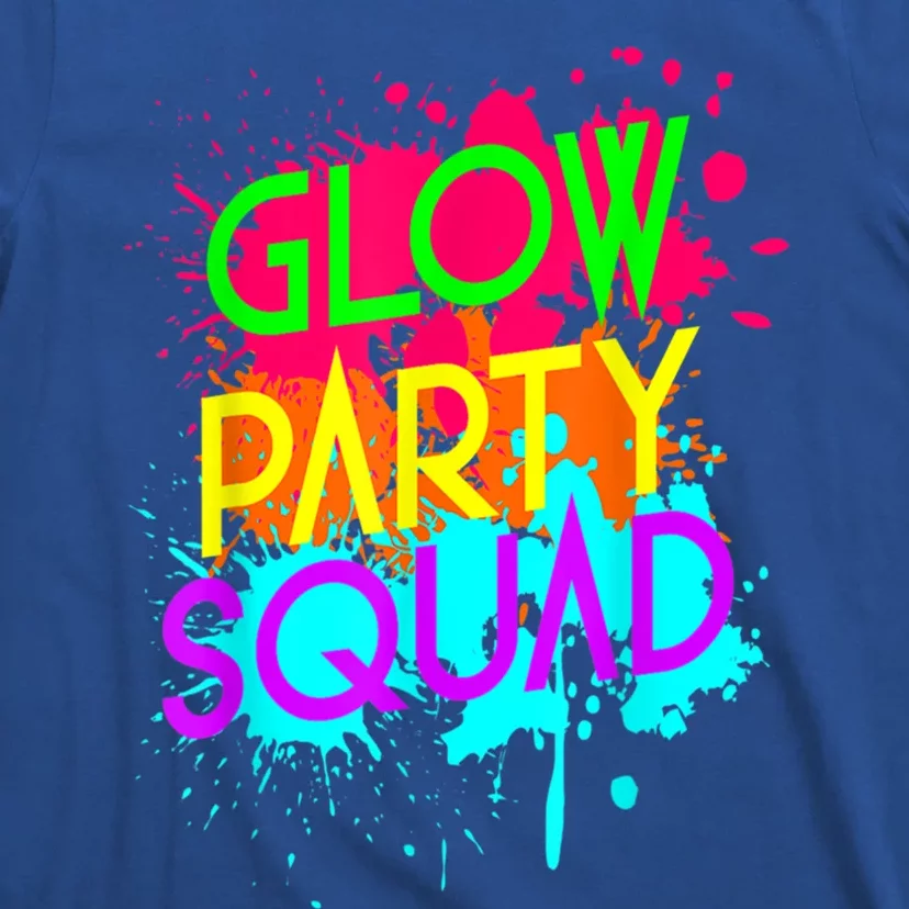 Glow Party Squad Funny Halloween Group Gift T-Shirt