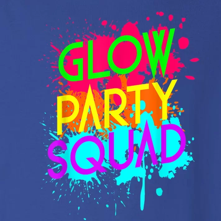 Glow Party Squad Funny Halloween Group Gift Toddler Long Sleeve Shirt