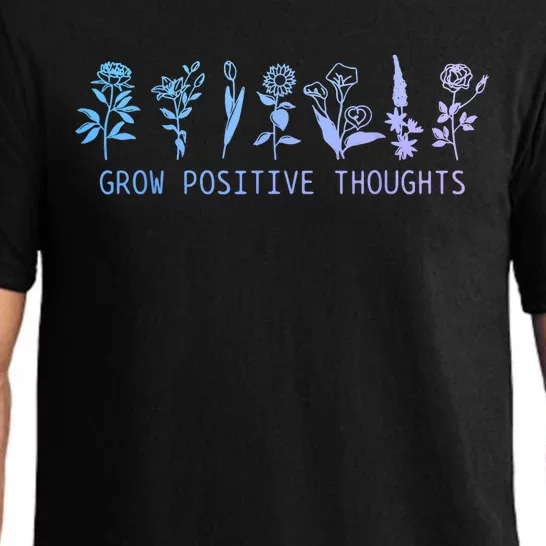 Grow Positive Thoughts Mental Health Suicide Awareness Month Pajama Set