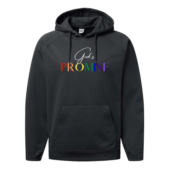 Gods Promise The Rainbow Performance Fleece Hoodie