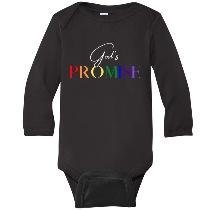 Gods Promise The Rainbow Baby Long Sleeve Bodysuit