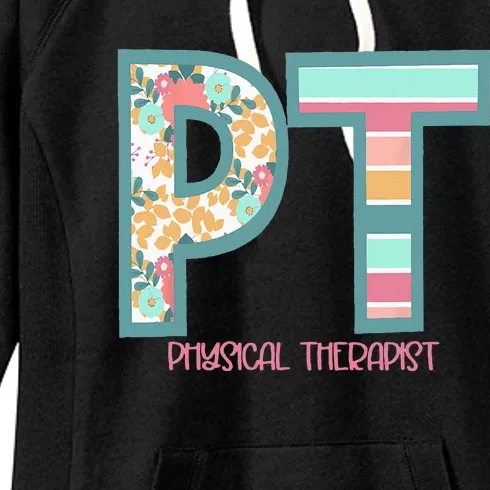 Groovy Physical Therapy PT Physical Therapist Back To School Women's Fleece Hoodie