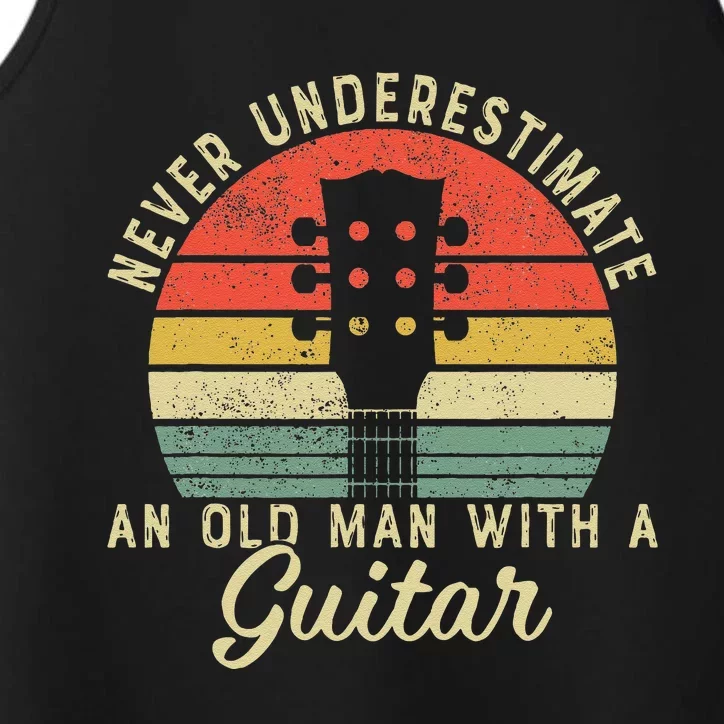 Guitar Player Teacher Funny Acoustic Guitar Lover Musician Performance Tank