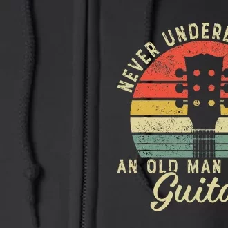 Guitar Player Teacher Funny Acoustic Guitar Lover Musician Full Zip Hoodie