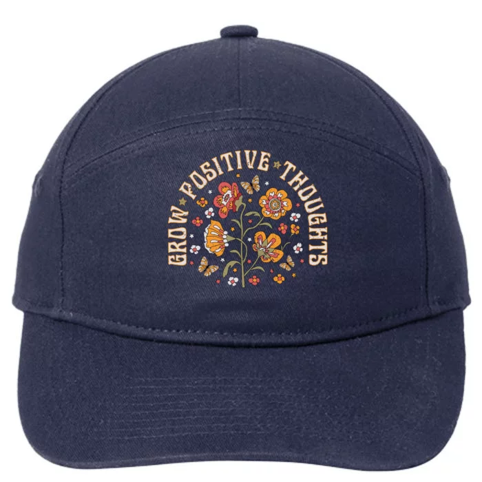 Grow Positive Thoughts 7-Panel Snapback Hat