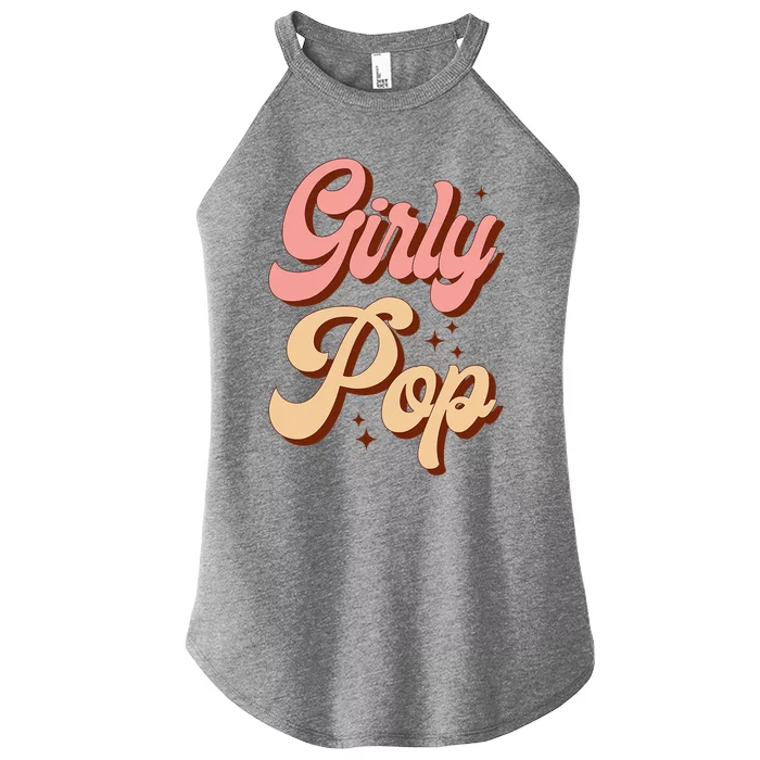 Girly Pop Trendy Slaying Queen Women’s Perfect Tri Rocker Tank