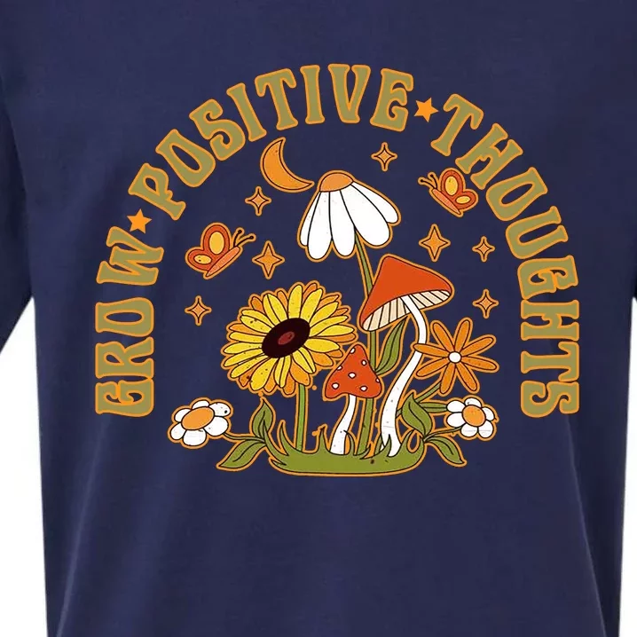 Grow Positive Thoughts Sueded Cloud Jersey T-Shirt