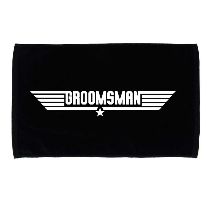 Groomsman Pilot Theme Microfiber Hand Towel