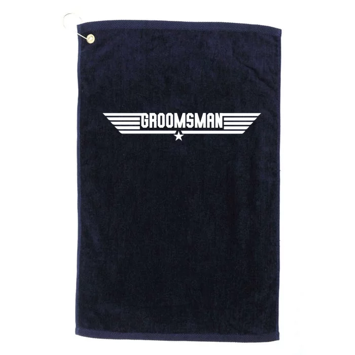 Groomsman Pilot Theme Platinum Collection Golf Towel