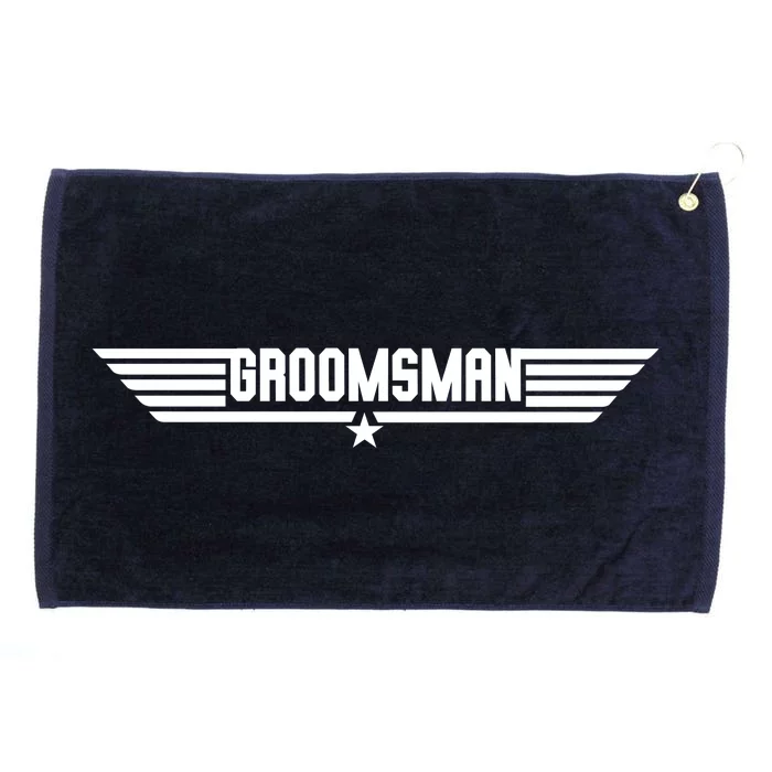 Groomsman Pilot Theme Grommeted Golf Towel