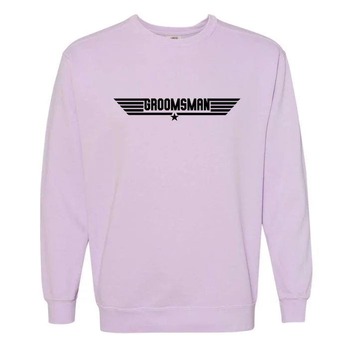 Groomsman Pilot Theme Garment-Dyed Sweatshirt