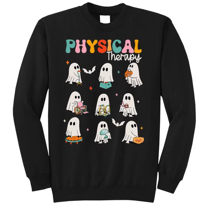 Ghost Physical Therapy Pt Physical Therapist Halloween Tall Sweatshirt