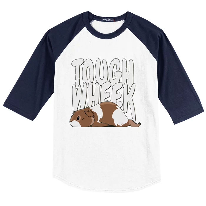 Guinea Pig Tough Wheek Brown Cream Guinea Pig Pet Baseball Sleeve Shirt