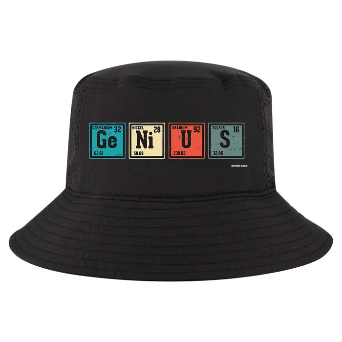 Genius Periodic Table Elements Chemistry Teacher Gift Cool Comfort Performance Bucket Hat