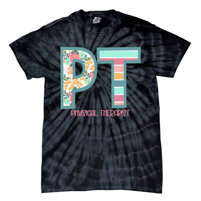 Groovy Physical Therapy PT Physical Therapist Back To School Tie-Dye T-Shirt