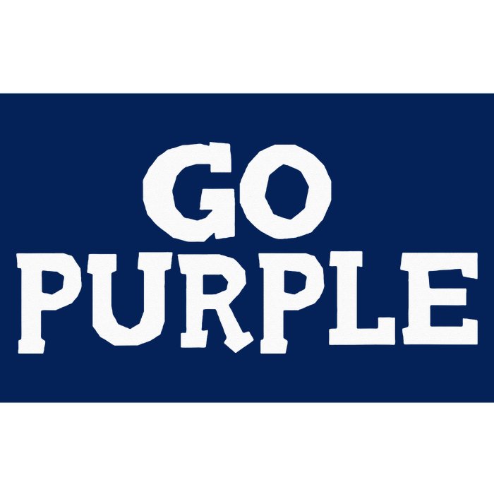 Go PURPLE Team Spirit Gear Color War Grape Wins The Game Fan Bumper Sticker