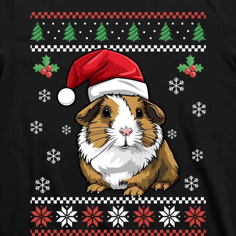 Guinea Pig Ugly Christmas Funny Gift Xmas T-Shirt