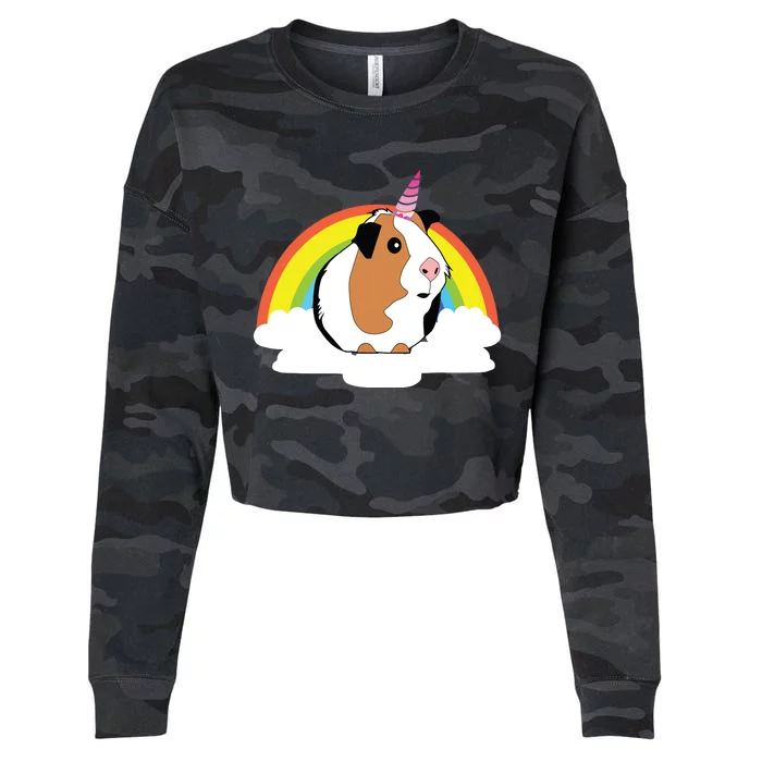 Guinea Pig Unicorn Shirts Cute Guinea Pig Cropped Pullover Crew