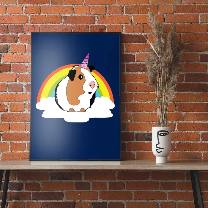 Guinea Pig Unicorn Shirts Cute Guinea Pig Poster