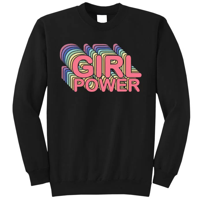 Girl Power Vintage Tall Sweatshirt