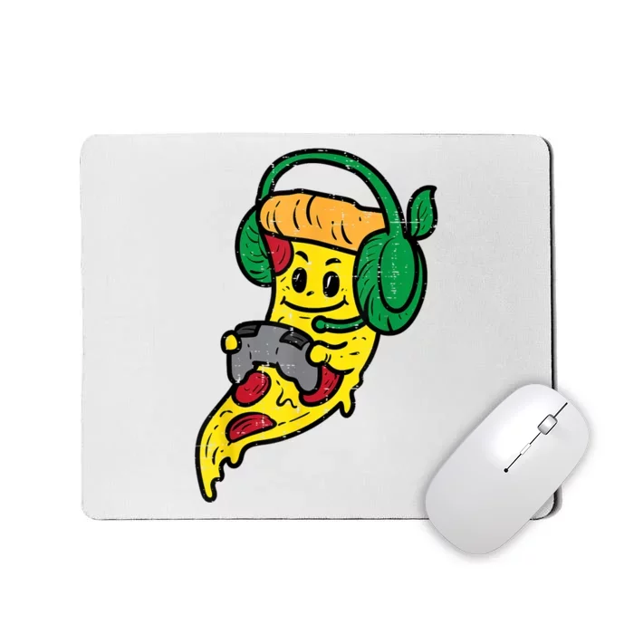 Gamer Pizza Video Gaming Funny Food Gift Mousepad