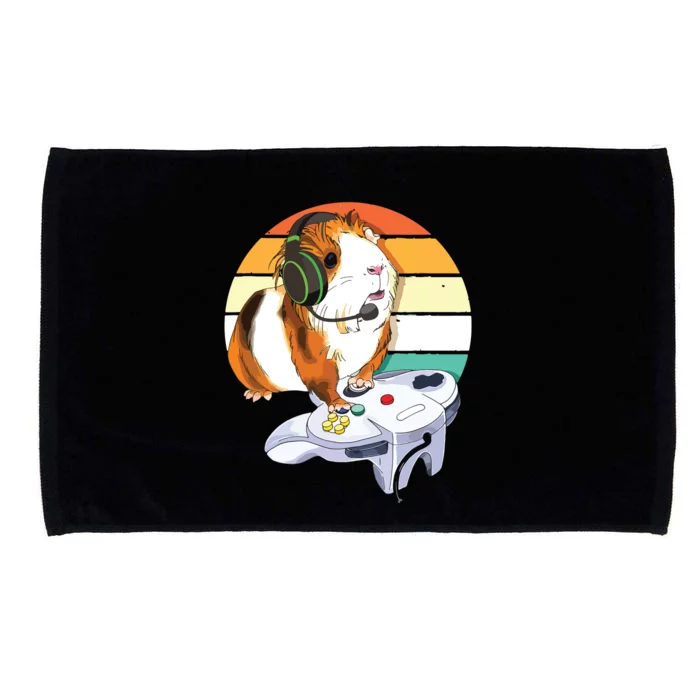 Guinea Pig Video Game Wildlife Animal Gift Guinea Pig Gamers Microfiber Hand Towel