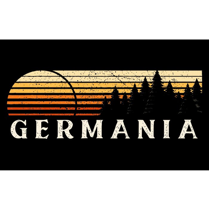 Germania Pa Vintage Evergreen Sunset Eighties Bumper Sticker