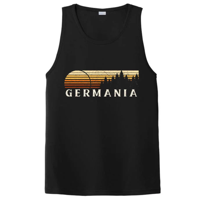 Germania Pa Vintage Evergreen Sunset Eighties Performance Tank