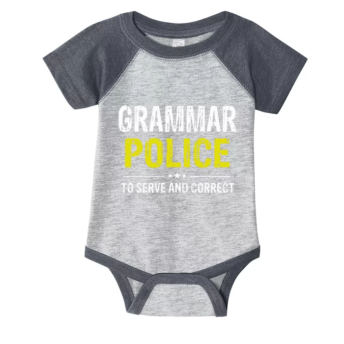 Grammar Police Wo And Funny Costume Idea Infant Baby Jersey Bodysuit