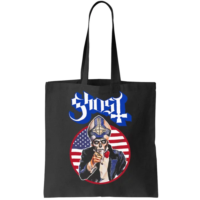 Ghost Papa Wants You Usa Tote Bag