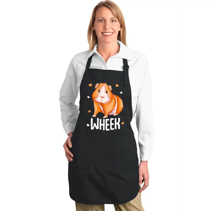 Guinea Pig Wheek Full-Length Apron With Pocket