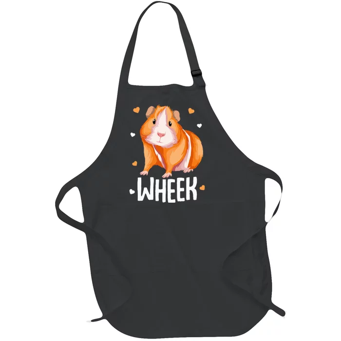 Guinea Pig Wheek Full-Length Apron With Pocket