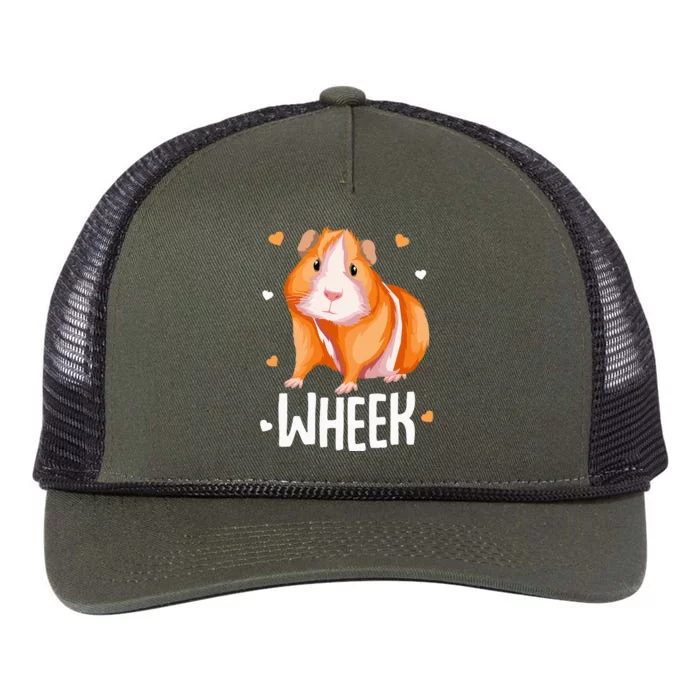 Guinea Pig Wheek Retro Rope Trucker Hat Cap