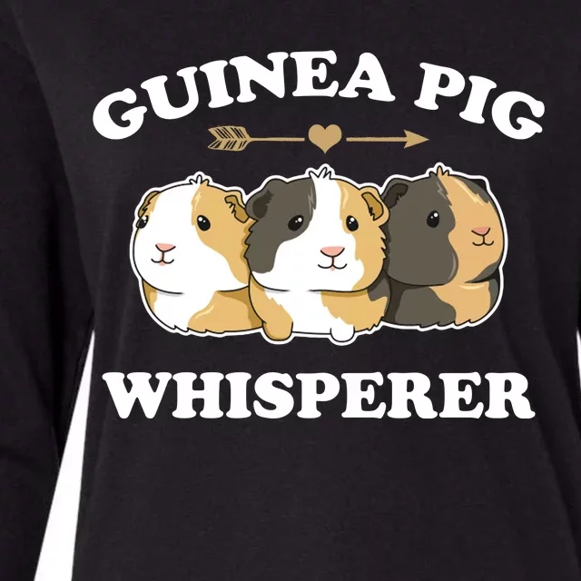 Guinea Pig Whisperer Womens Cotton Relaxed Long Sleeve T-Shirt