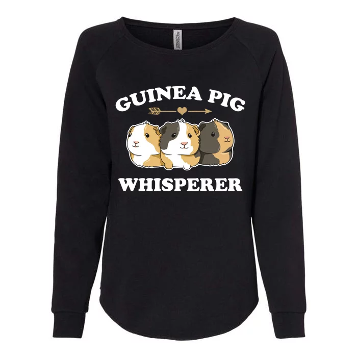 Guinea Pig Whisperer Womens California Wash Sweatshirt