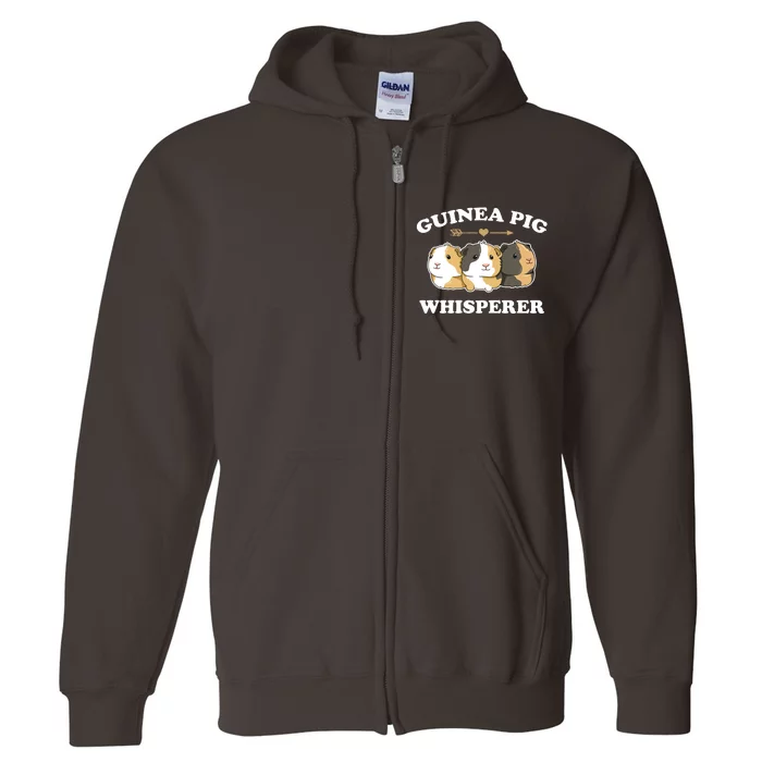 Guinea Pig Whisperer Full Zip Hoodie