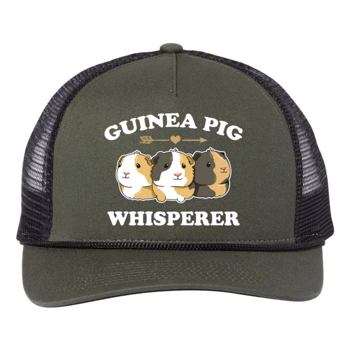 Guinea Pig Whisperer Retro Rope Trucker Hat Cap