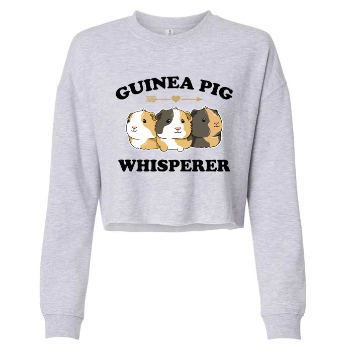 Guinea Pig Whisperer Cropped Pullover Crew