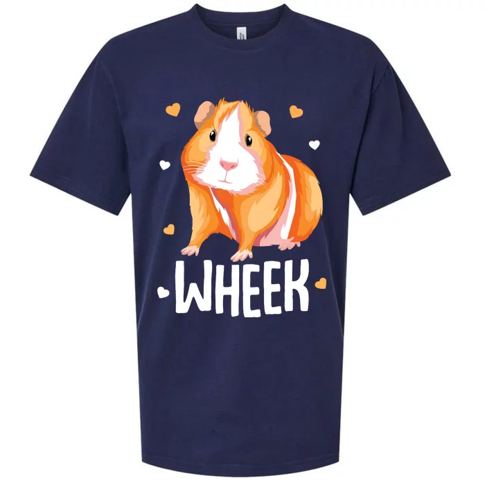 Guinea Pig Wheek Kids Girl Women Sueded Cloud Jersey T-Shirt