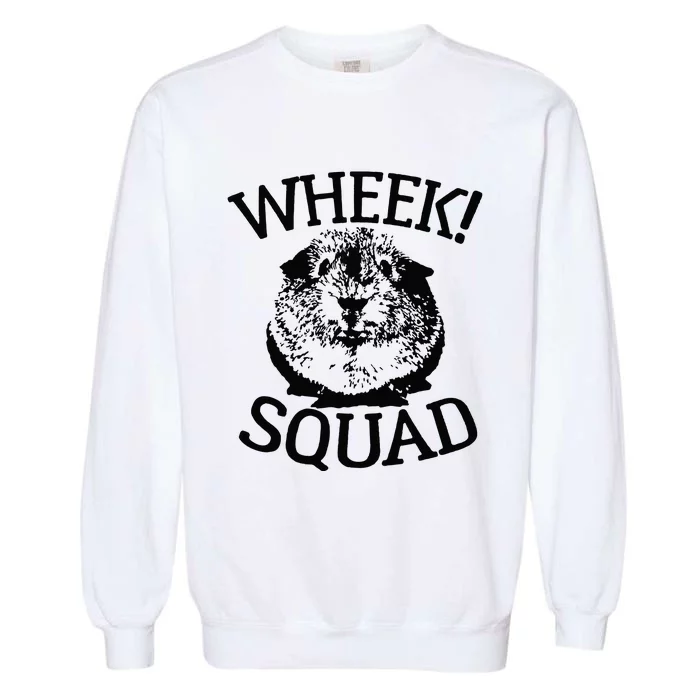 Guinea Pigs Wheek Squad Cute Funny Guinea Pig Shirts Garment-Dyed Sweatshirt