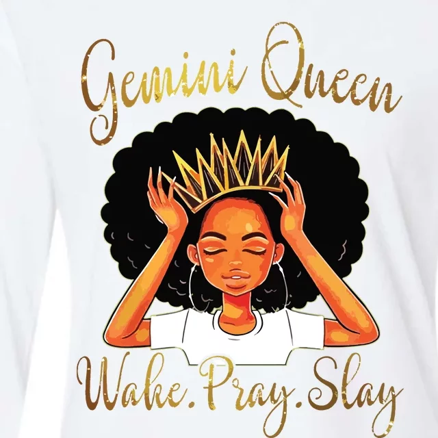 Gemini Queens Are Born In May 21 June Womens Cotton Relaxed Long Sleeve T-Shirt