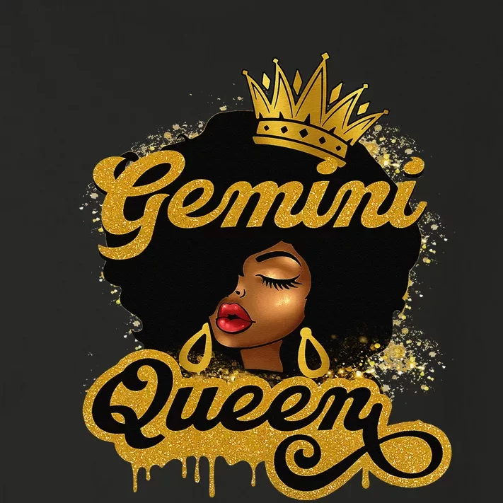 Gemini Queen Birthday Afro Woman Black Queen Zodiac Toddler Long Sleeve Shirt