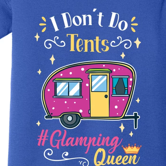 Glamping Queen Camping Grandma Gift Baby Bodysuit