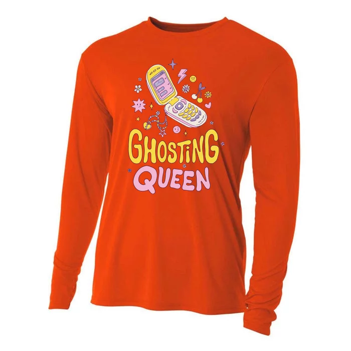 Ghosting Queen Cellphone Cooling Performance Long Sleeve Crew