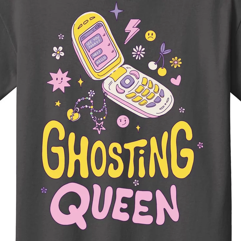 Ghosting Queen Cellphone Kids T-Shirt