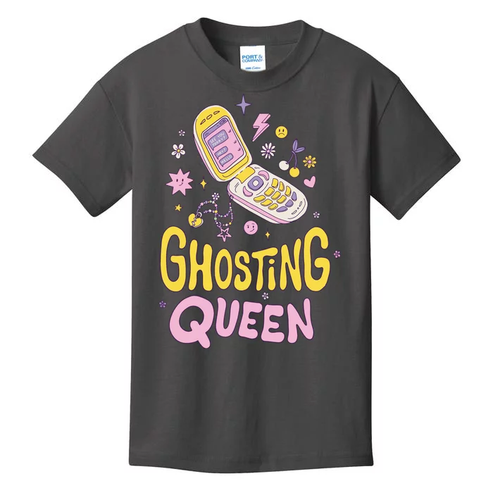 Ghosting Queen Cellphone Kids T-Shirt