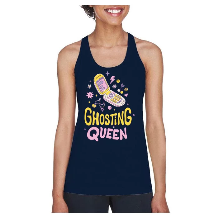 Ghosting Queen Cellphone Women's Racerback Tank