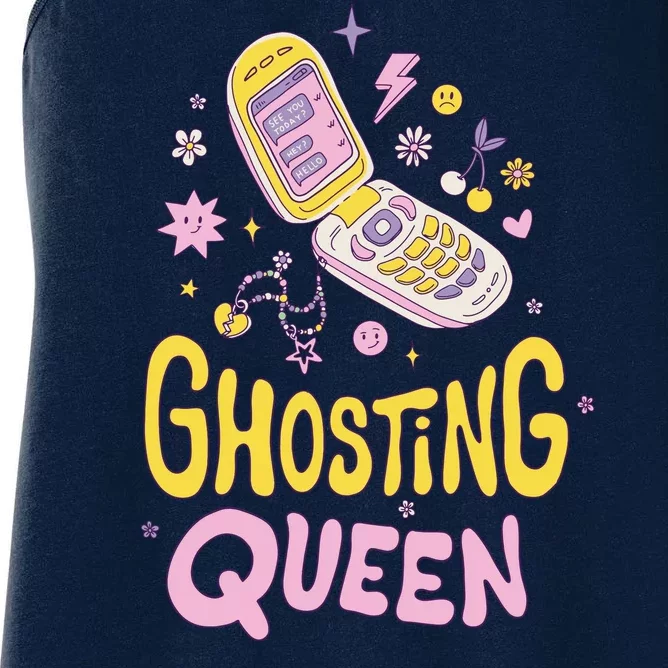 Ghosting Queen Cellphone Women's Racerback Tank