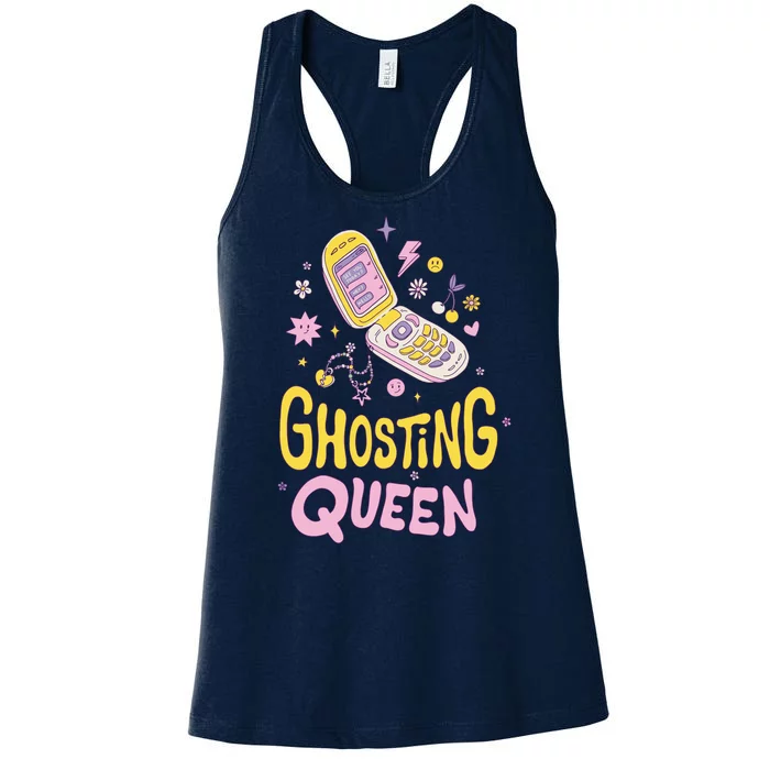 Ghosting Queen Cellphone Women's Racerback Tank