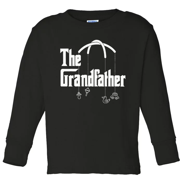 Grandfather Quote Design for Grandfathers Toddler Long Sleeve Shirt